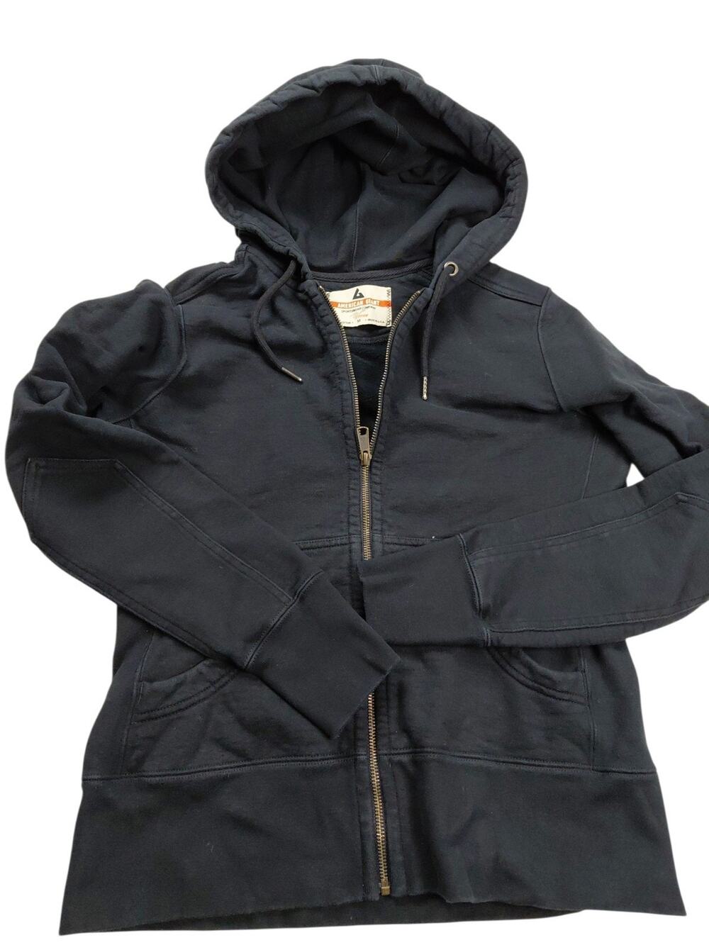 American Giant Womens Classic Full Zip Hoodie Size Medium Heavy Cotton Made USA